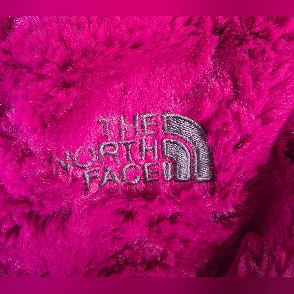 The North Face Mossbud Swirl Reversible Girl's Zip Up Coat Size XL